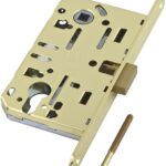 Корпус врезного замка AGB (АГБ) магнитный под цилиндр MEDIANA POLARIS B06103.50.03 - Латунь