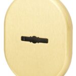 Декоративная накладка Armadillo (Армадилло) на сувальдный замок со шторкой PS-DEC CT (ATC Protector 1) SG-1 - Матовое золото
