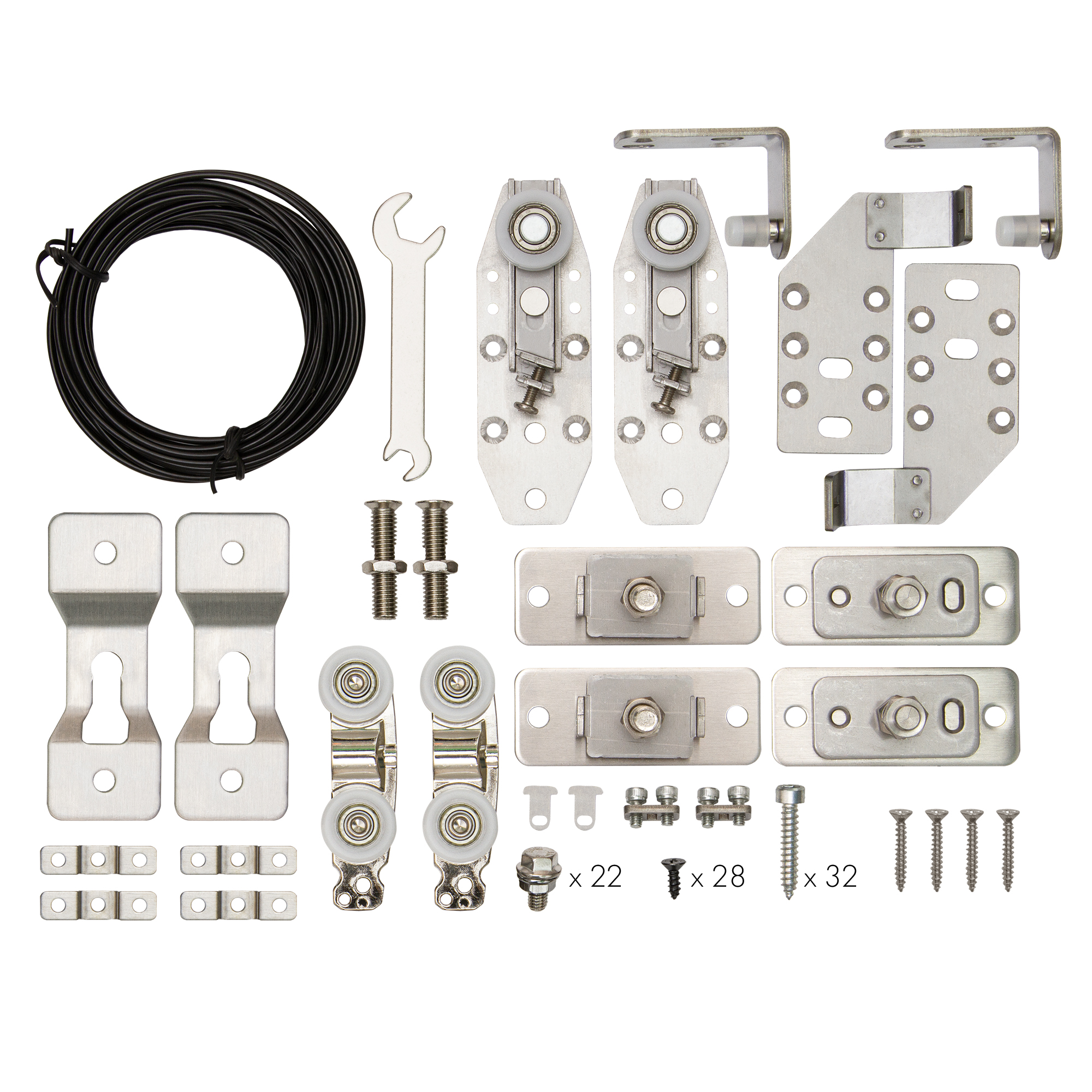 Комплект Armadillo (Армадилло) для профильных телескопических дверей SLD.Comfort-PRO.SET5.PROF telescope/80