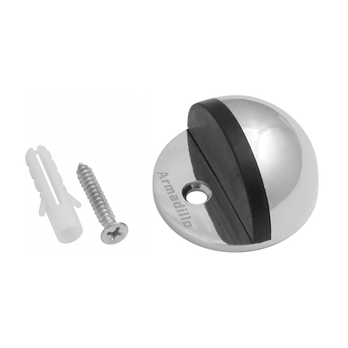 Упор Armadillo (Армадилло) дверной напольный STOPPER/ZA003 (DH003ZA) CP-8 - Хром