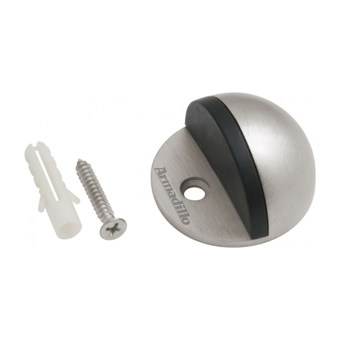 Упор Armadillo (Армадилло) дверной напольный STOPPER/ZA003 (DH003ZA ) SN-3 - Матовый никель