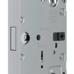 Защелка врезная AGB (АГБ) WC B06132.50.34 техническая упаковка пл. POLARIS WAVE Матовый - Хром